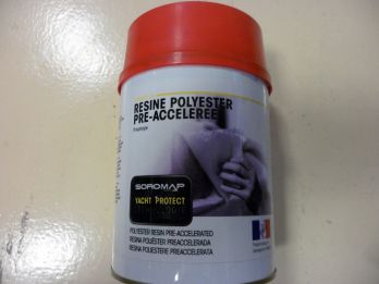 >Résine polyester Pré-accélérée thixotrope